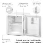 Cooluli Curve 1.7 cu ft Mini Fridge - White