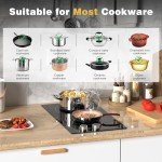 2-Burner Electric Cooktop with Touch Control