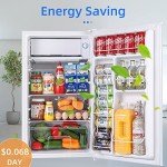 BANGSON 3.2 Cu.Ft Mini Fridge with Freezer