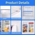 BANGSON 3.2 Cu.Ft Mini Fridge with Freezer