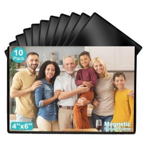 10 Pack Magnetic Photo Frames for Refrigerator