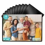 10 Pack Magnetic Photo Frames for Refrigerator