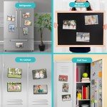 10 Pack Magnetic Photo Frames for Refrigerator
