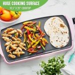 GreenLife 20” Electric Griddle with Easy Clean Features