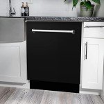 ZLINE 24" Tall Tub Dishwasher in Black Matte