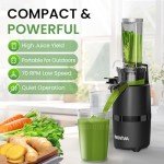 Compact Cold Press Juicer for Fruits and Veggies