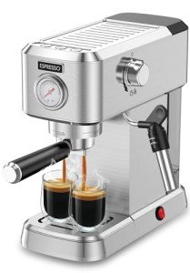 20 Bar Espresso Machine with Milk Frother