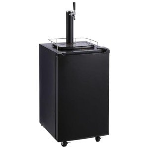 TROPOW Single Tap Kegerator - Full Size Draft Beer Dispenser