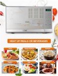 Commercial Chef 0.7 Cu Ft Microwave - Stainless Steel