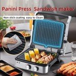 Vivicreate 5-in-1 Stainless Steel Contact Grill