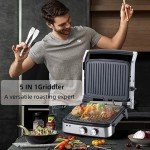 Vivicreate 5-in-1 Stainless Steel Contact Grill