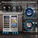 BODEGA 30 Inch Dual Zone Wine & Beverage Cooler