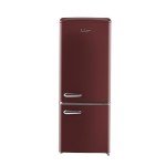 iio Retro 7 Cu Ft Bottom Freezer Refrigerator - Red