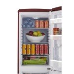 iio Retro 7 Cu Ft Bottom Freezer Refrigerator - Red