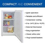 Koolatron 3.1 Cu Ft Compact Upright Freezer