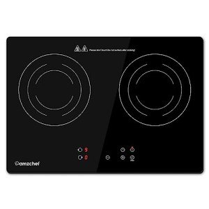 AMZCHEF Double Induction Cooktop with 2 Burners