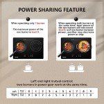 AMZCHEF Double Induction Cooktop with 2 Burners