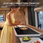 AMZCHEF Double Induction Cooktop with 2 Burners