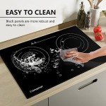 AMZCHEF Double Induction Cooktop with 2 Burners