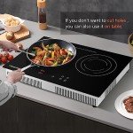 AMZCHEF Double Induction Cooktop with 2 Burners
