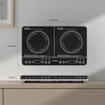 Portable Double Induction Cooktop with Timer & Control