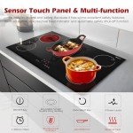 36-Inch Electric Cooktop with 5 Burners