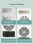 KEENSTAR 4L Portable Mini Fridge for Essentials