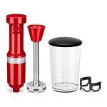 KitchenAid Variable Speed Corded Hand Blender - Red