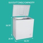 Koolatron 5.0 Cu Ft Energy Efficient Chest Freezer