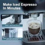 Cuisin Espresso Machine with Touch Screen & Frother