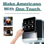 Cuisin Espresso Machine with Touch Screen & Frother