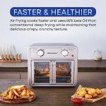 Elite Gourmet 12L Stainless Steel Air Fryer Oven