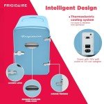 Frigidaire Retro 9-Can Mini Personal Fridge - Blue