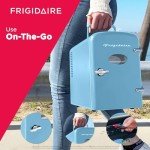Frigidaire Retro 9-Can Mini Personal Fridge - Blue