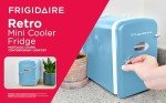Frigidaire Retro 9-Can Mini Personal Fridge - Blue
