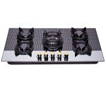 Hotfield 30" 5-Burner Gas Cooktop with Glass Top