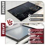 Silicone Stove Top Protector Mat - 28"x20" Gray