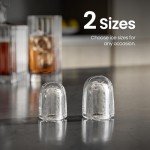 Compact Ice Maker with One-Click Operation - Black