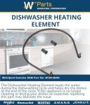 Whirlpool Dishwasher Heating Element W10518394
