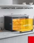 TOSHIBA 34QT Hot Air Convection Toaster Oven