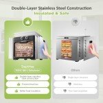 Septree Large 8-Tray Food Dehydrator for All Foods