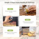 Septree Large 8-Tray Food Dehydrator for All Foods