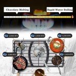 Trifecte 30" Stainless Steel Dual Fuel Gas Cooktop