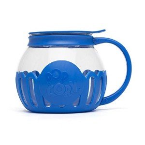 Ecolution Micro-Pop Microwave Popcorn Popper, Blue