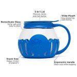 Ecolution Micro-Pop Microwave Popcorn Popper, Blue