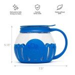 Ecolution Micro-Pop Microwave Popcorn Popper, Blue