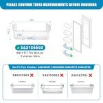 2-Pack Refrigerator Door Bin Shelf Replacement for Frigidaire