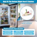 2-Pack Refrigerator Door Bin Shelf Replacement for Frigidaire