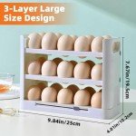 30-Cube Egg Tray Organizer for Refrigerators