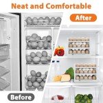 30-Cube Egg Tray Organizer for Refrigerators